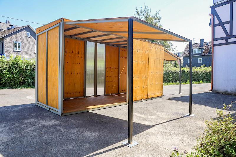 Der neue Container Außenansicht