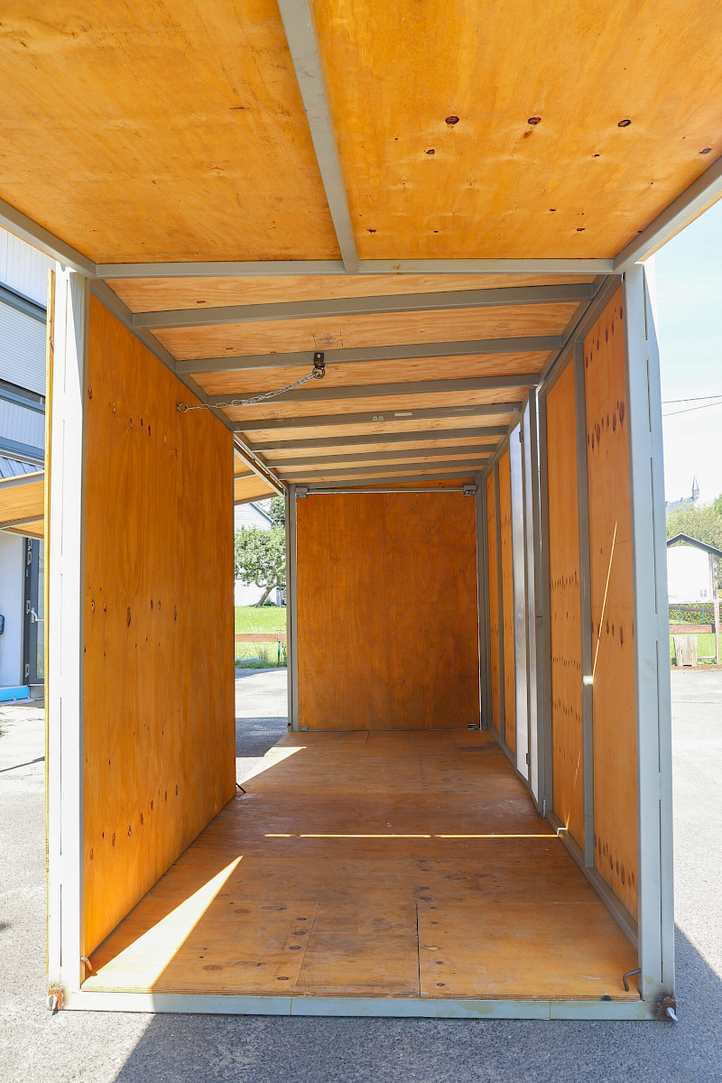 Der neue Container Innenansicht