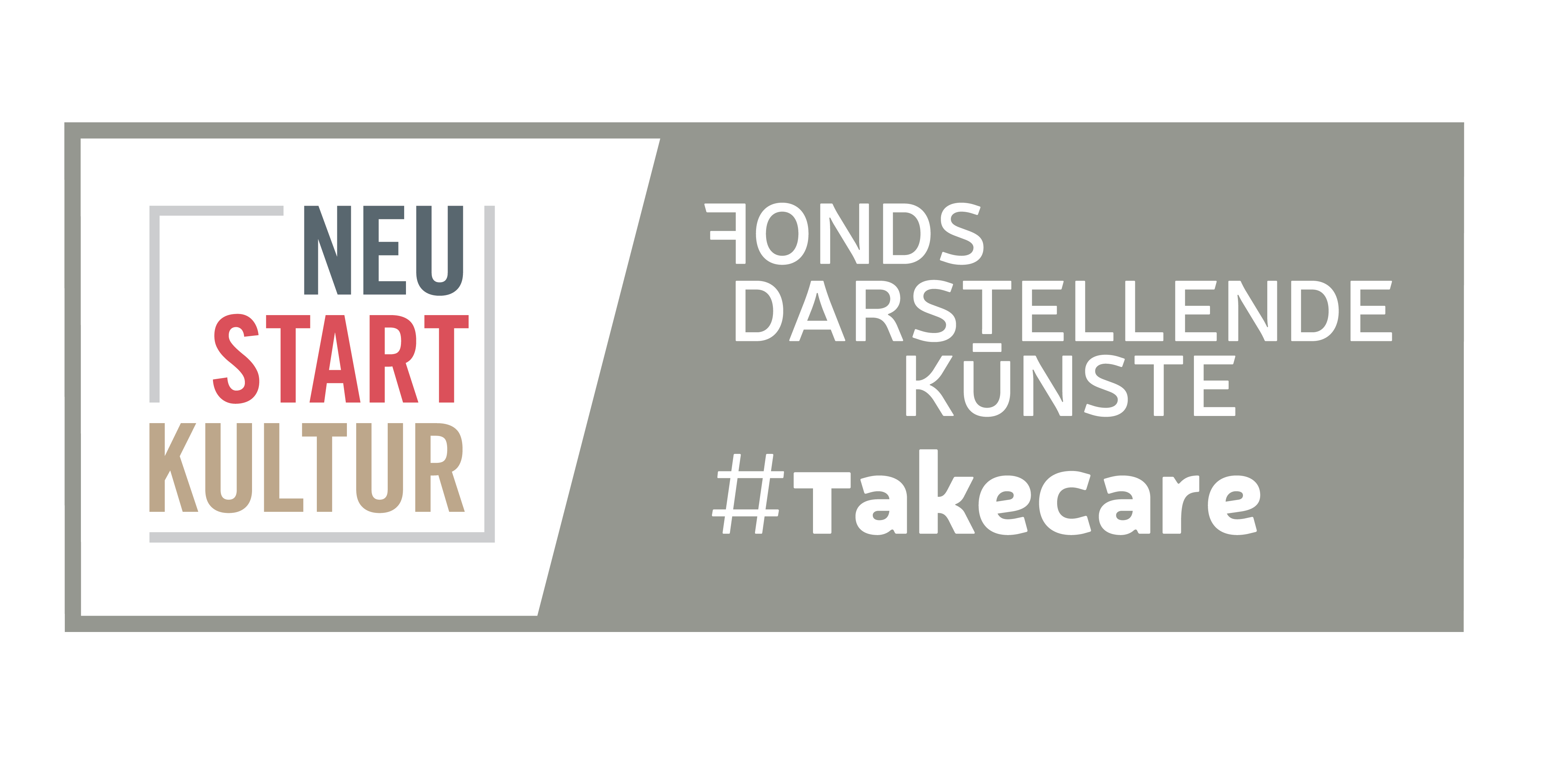 Logo Fonds darstellende Künste #takecare